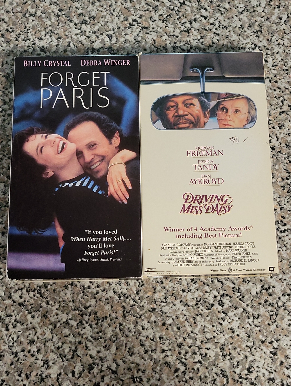 Forget Paris & Driving Miss Daisy VHS Tapes